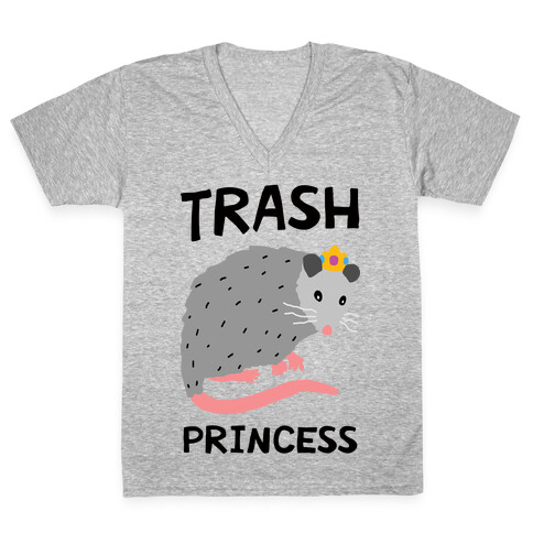 Trash Princess V-Neck Tee Shirt