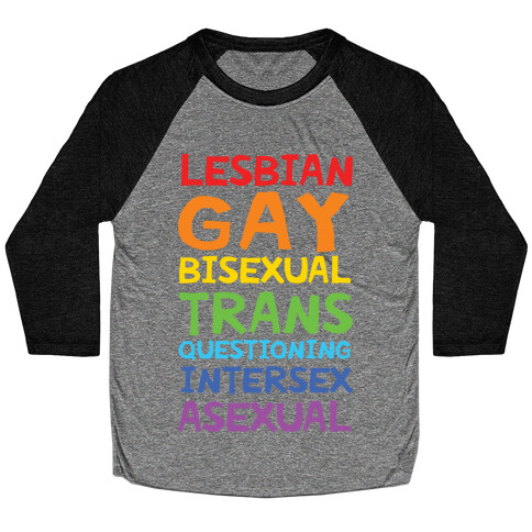 LGBTQIA List Baseball Tee