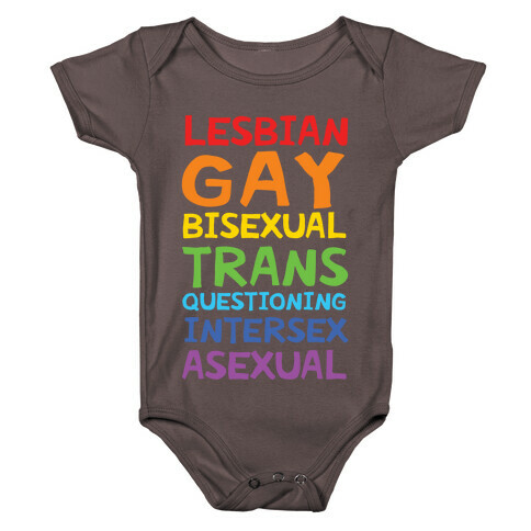 LGBTQIA List Baby One-Piece