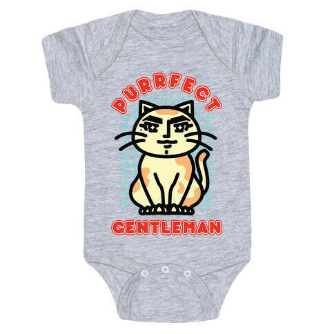 Purrfect Gentleman Baby One-Piece