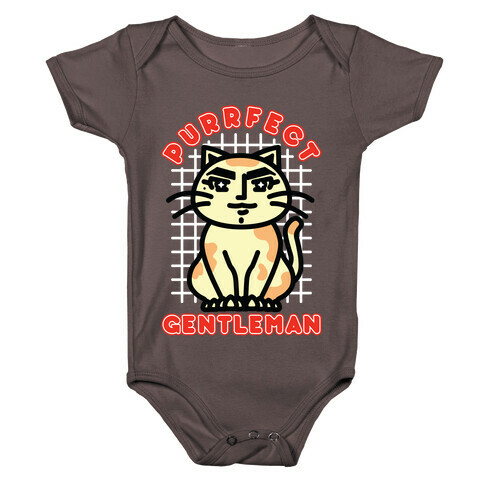 Purrfect Gentleman Baby One-Piece