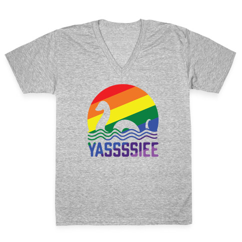 Yassssiee V-Neck Tee Shirt
