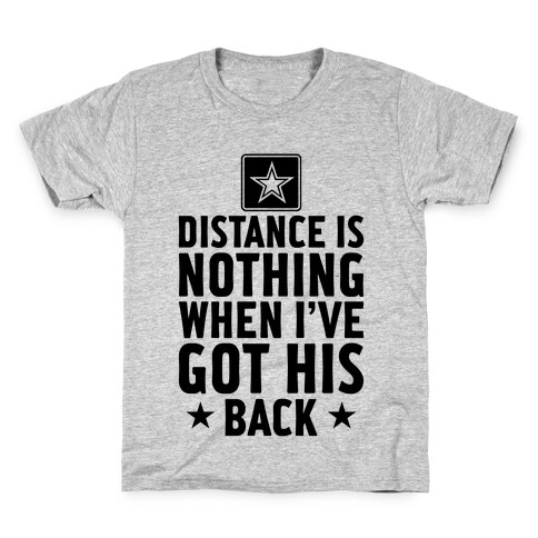 I've Got His Back (Army) Kids T-Shirt