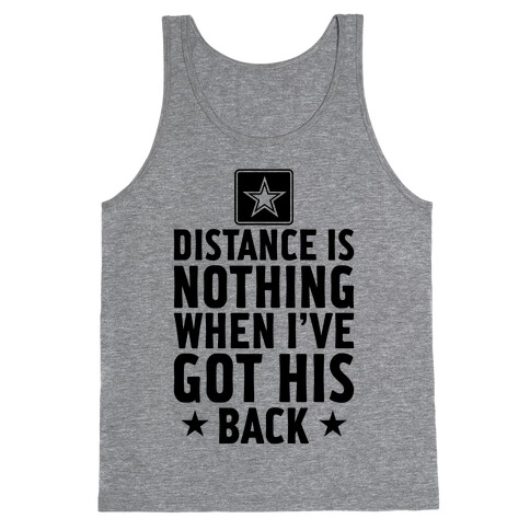 I've Got His Back (Army) Tank Top