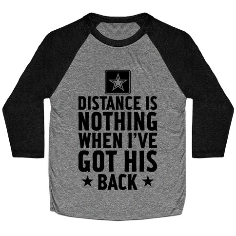 I've Got His Back (Army) Baseball Tee