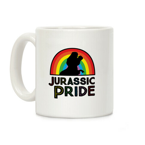 Jurassic Pride Parody Coffee Mug