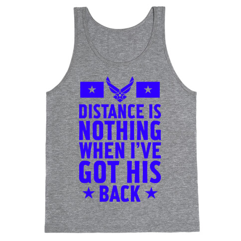 I've Got His Back (Air Force) Tank Top