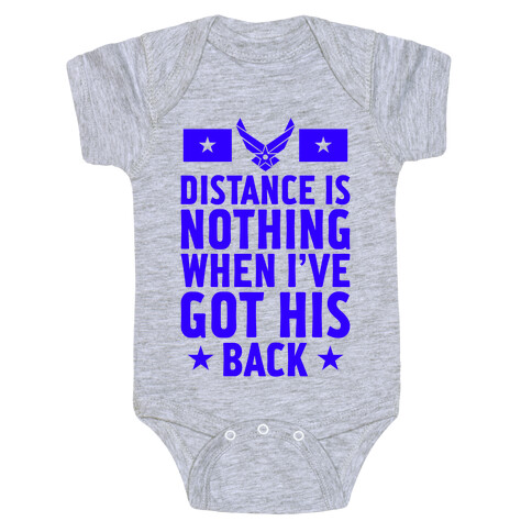 I've Got His Back (Air Force) Baby One-Piece