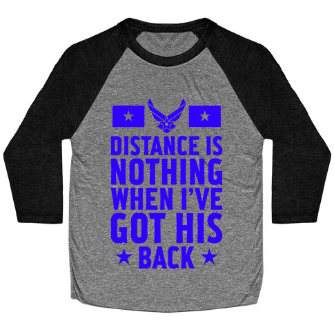 I've Got His Back (Air Force) Baseball Tee