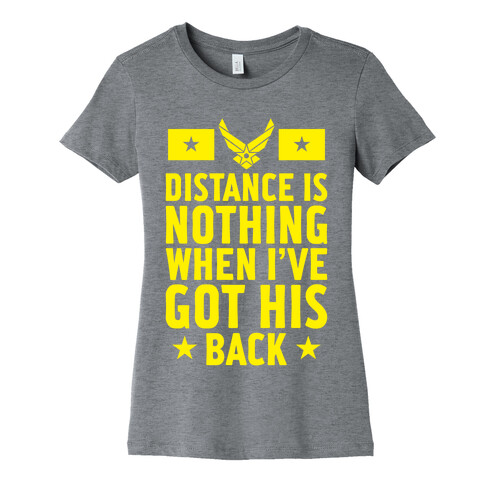 I've Got His Back (Air Force) Womens T-Shirt