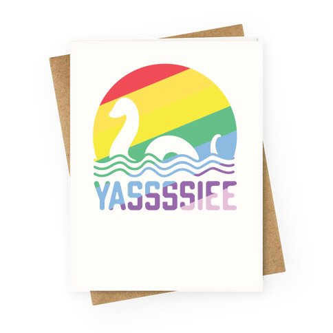 Yassssiee Greeting Card