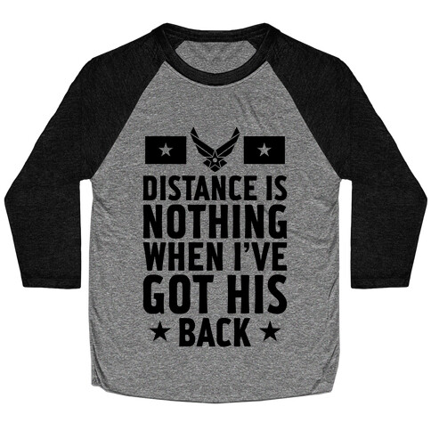 I've Got His Back (Air Force) Baseball Tee