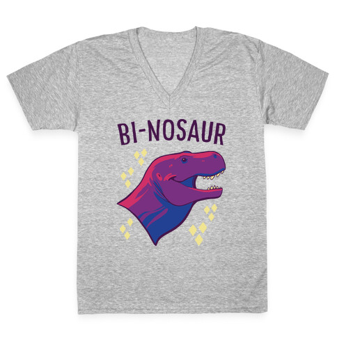 Bi-nosaur V-Neck Tee Shirt