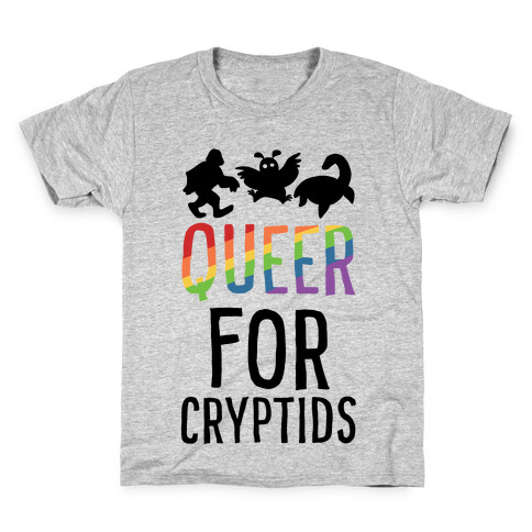 Queer for Cryptids Kids T-Shirt