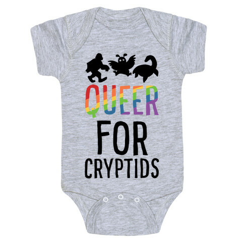 Queer for Cryptids Baby One-Piece