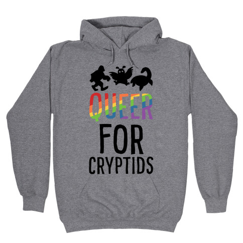 Queer for Cryptids Hooded Sweatshirt