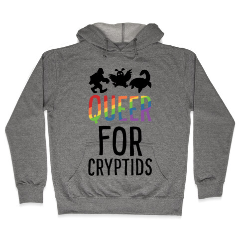 Queer for Cryptids Hooded Sweatshirt