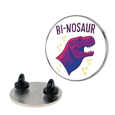 Bi-nosaur Pin