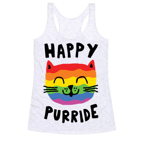 Happy Purride Racerback Tank Top