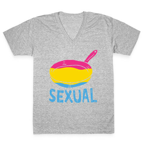 Pan Sexual V-Neck Tee Shirt