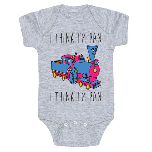I Think I'm Pan Little Engine Baby One-Piece