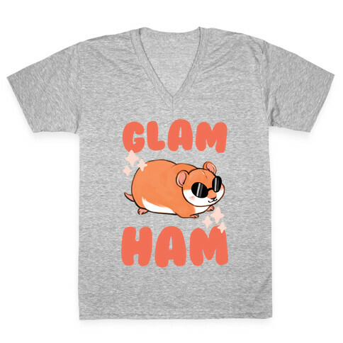 Glam Ham V-Neck Tee Shirt