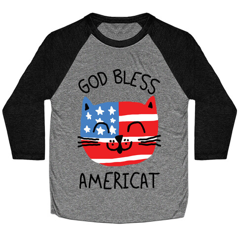 God Bless Americat Baseball Tee