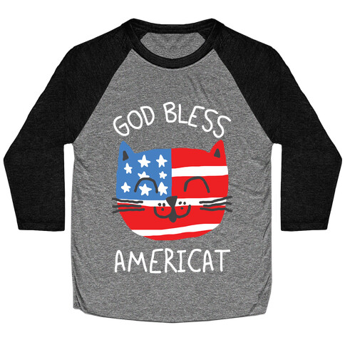 God Bless Americat Baseball Tee