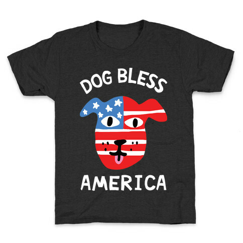 Dog Bless America Kids T-Shirt