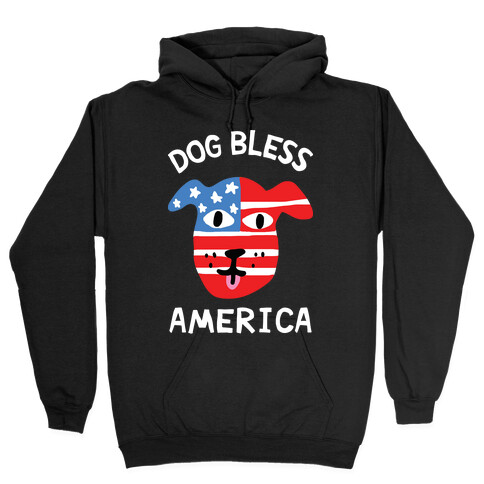 Dog Bless America Hooded Sweatshirt