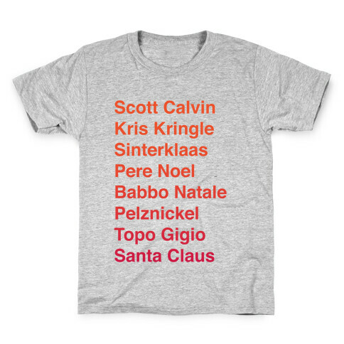 Santa List Kids T-Shirt