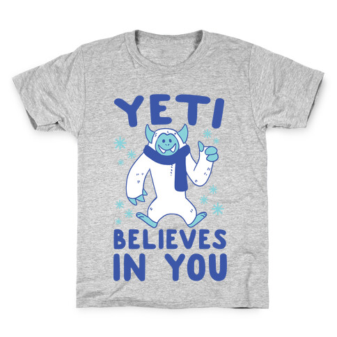 Yeti Believes In You Kids T-Shirt