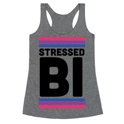 Stressed Bi Racerback Tank Top