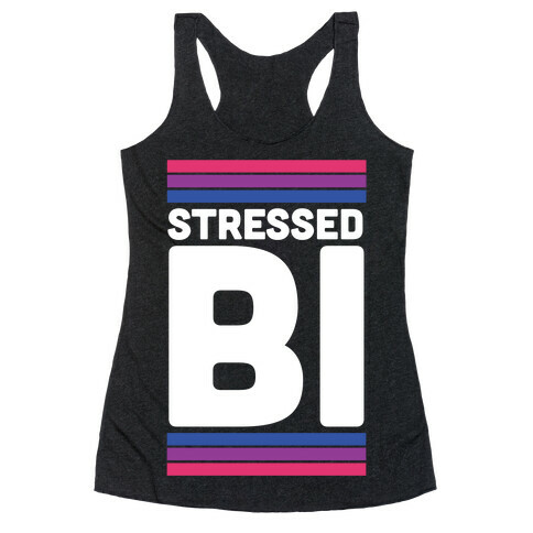 Stressed Bi Racerback Tank Top