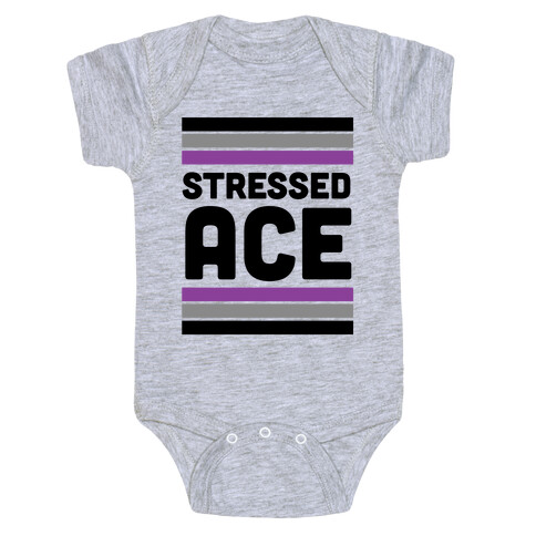 Stressed Ace Baby One-Piece