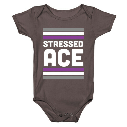 Stressed Ace Baby One-Piece