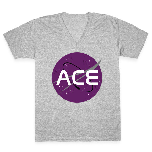 Ace Nasa V-Neck Tee Shirt