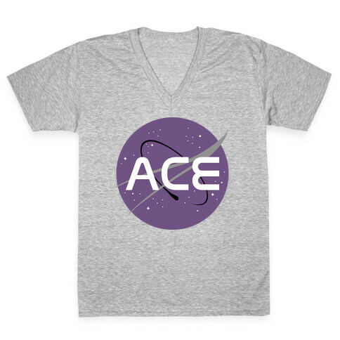 Ace Nasa  V-Neck Tee Shirt