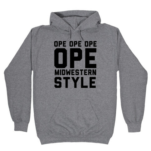Ope Midwestern Style Hooded Sweatshirt