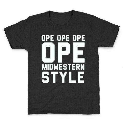 Ope Midwestern Style Kids T-Shirt