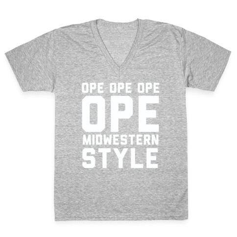 Ope Midwestern Style V-Neck Tee Shirt