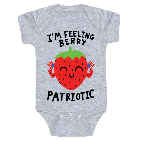 I'm Feeling Berry Patriotic Baby One-Piece