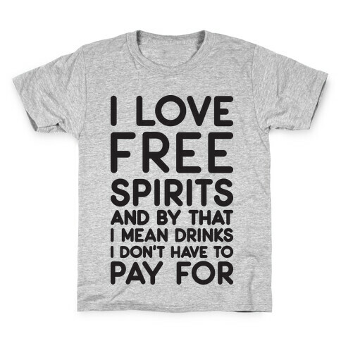 I Love Free Spirits Kids T-Shirt