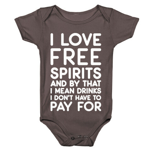 I Love Free Spirits Baby One-Piece