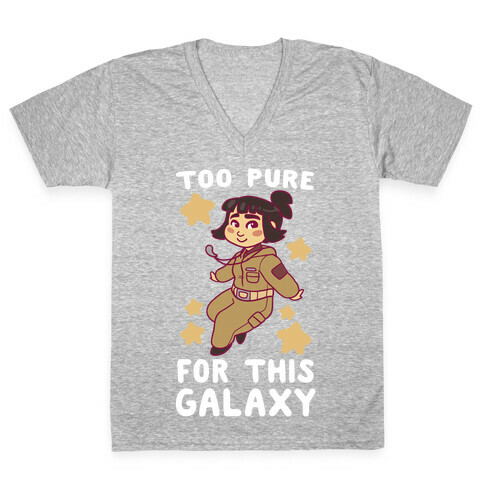 Too Pure For This Galaxy - Rose Tico V-Neck Tee Shirt