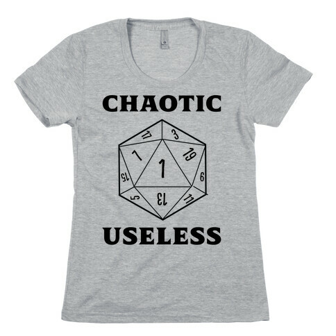 Chaotic Useless  Womens T-Shirt