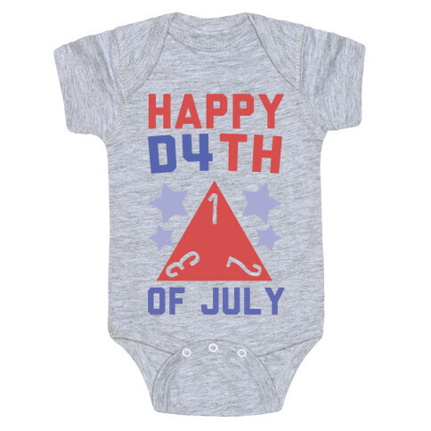 Happy D4th of July Baby One-Piece