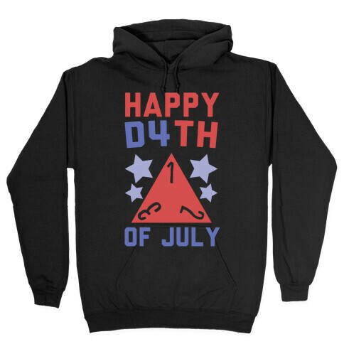 Happy D4th of July Hooded Sweatshirt