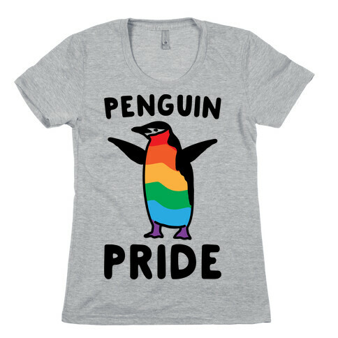 Penguin Pride  Womens T-Shirt