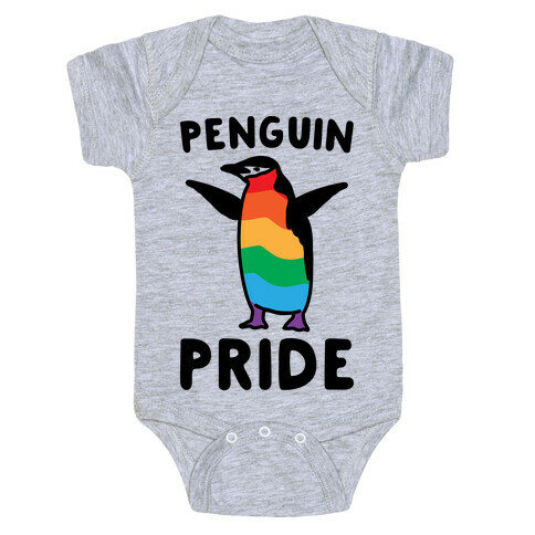 Penguin Pride  Baby One-Piece